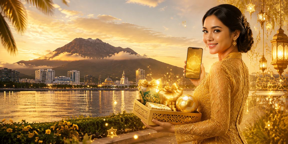 Bonus pendaftaran dengan suasana pakaian kebaya di Sabah Malaysia